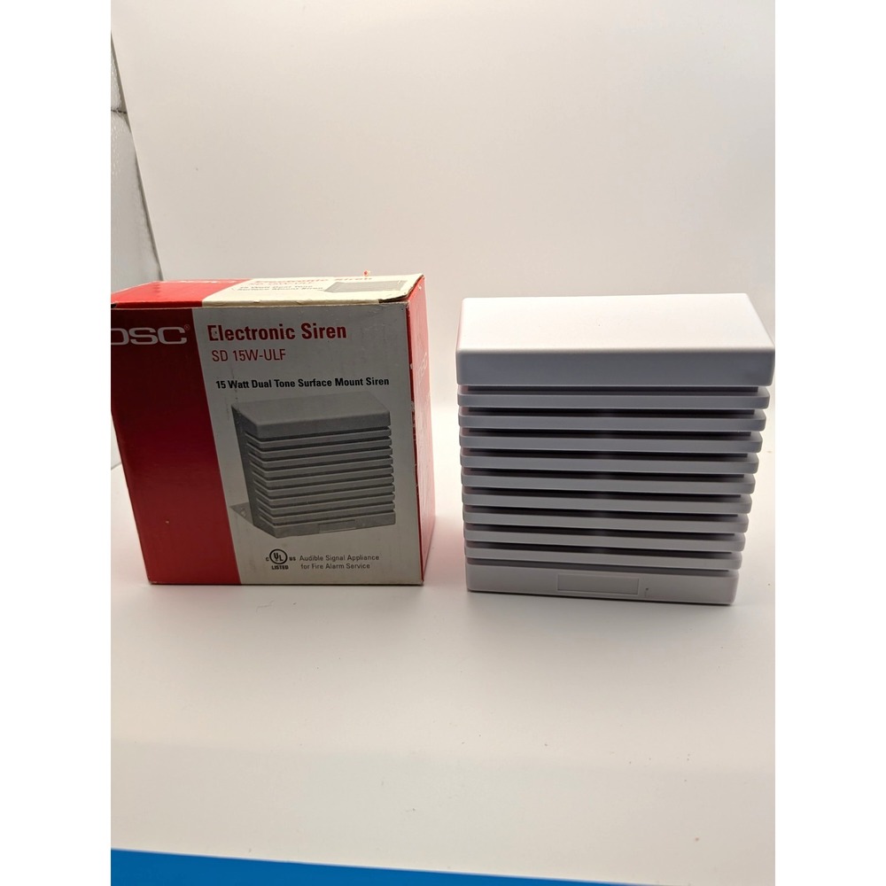 DSC SD 15W-ULF 15W Dual Tone Surface Mount Siren - Sirens & Alarms